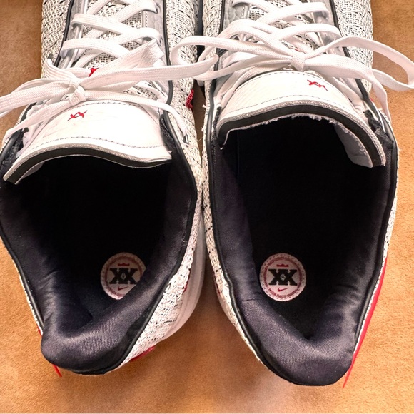 Nike LeBron 20 The Debut DJ5423-100 18 White Metallic Gold Black 2022 Zoom Air - Picture 11 of 14